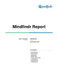 sample report preview